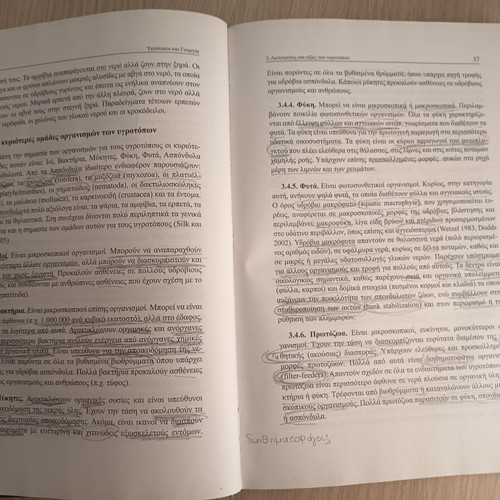 Wetlands and Agriculture book used, Greek