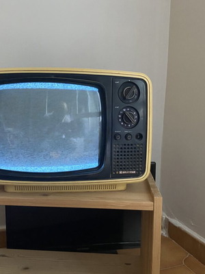 Gold Star vintage television used, Greek made 1969, functional