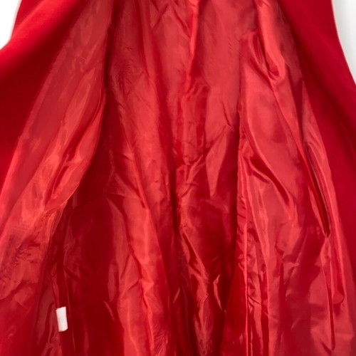Women's red coat like new, size L