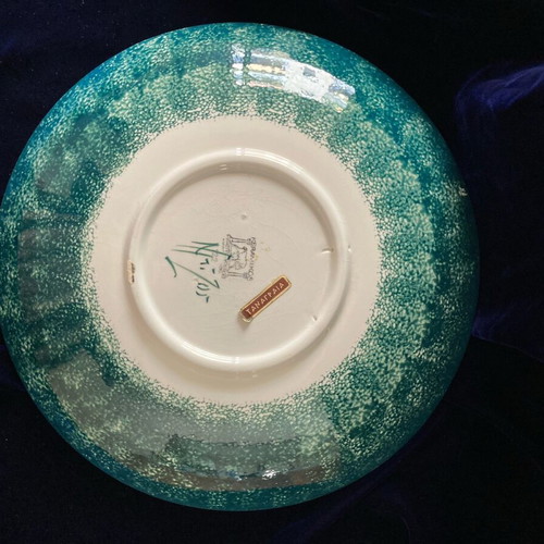 Antique decorative plate "Tanagraia" like new, 35cm diameter