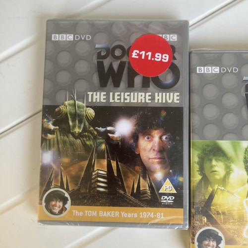 Doctor Who DVDs new, 3 discs, Tom Baker series, dubbed
