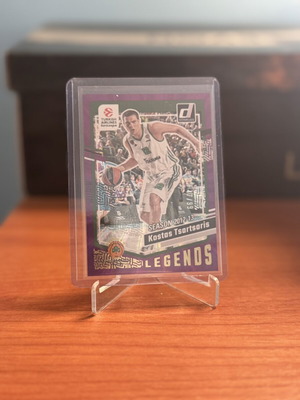 23-24 Panini EuroLeague Donruss Tsartsaris Purple/99 Panathinaikos card