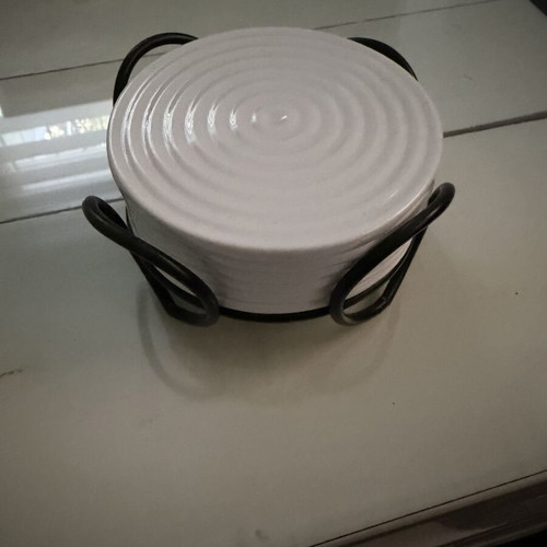 Porcelain coasters like new, set of 6