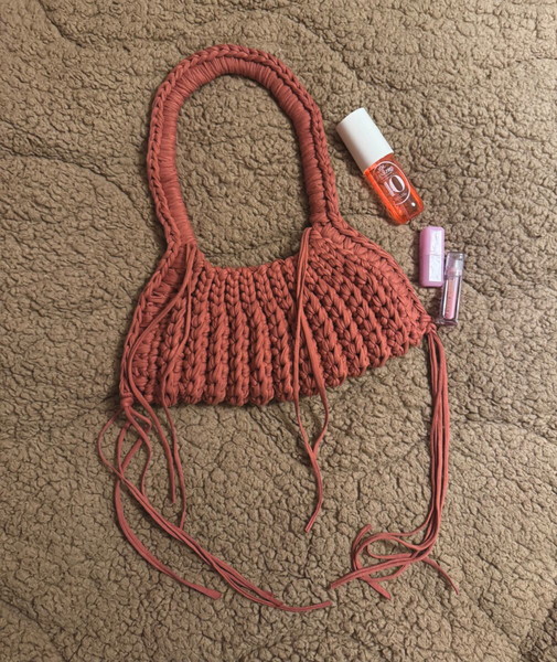 Χειροποίητη τσάντα ώμου crochet