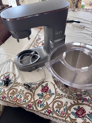 Izzy 1500W κουζινομηχανή με ανοξείδωτο κάδο