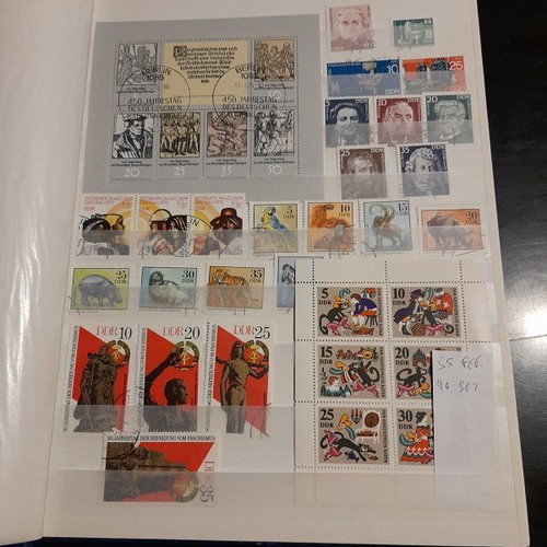 DDR East Germany stamp collection like new, A4 album with 16 pages