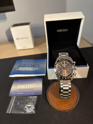 Seiko Prospex Speedtimer 39mm Solar Chronograph used