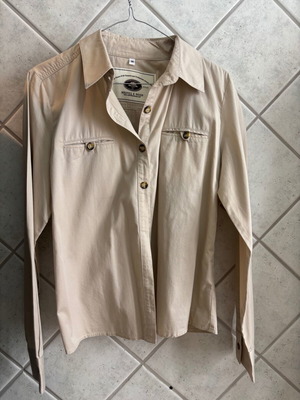 Authentic Melvill & Moon safari shirt like new, beige, size S