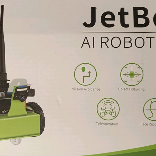 Waveshare JetBot AI Robot kit new with camera and 3 bonus batteries
