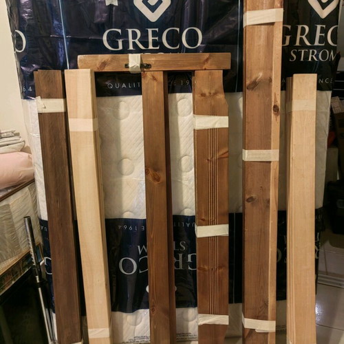 Bed with mattress used Gecco Strom model Life 1.40x2.00 m