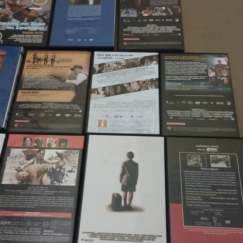 DVD collection used, 17 movies Greek and foreign