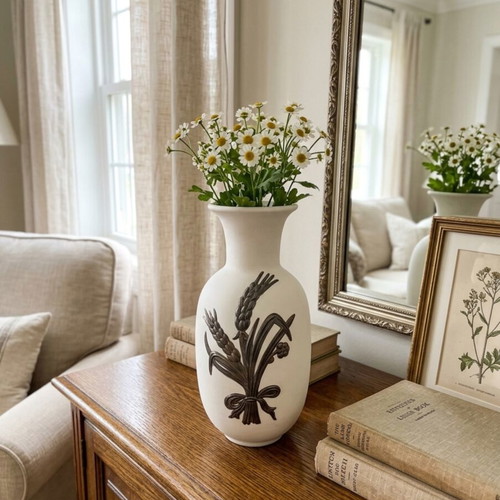 Vintage Porcelain Vase from Porcelain Sifnos, 23 cm
