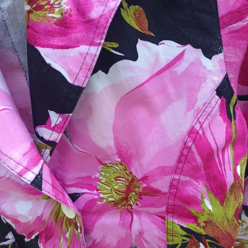 Rinascimento floral jacket size S like new, cotton 97%