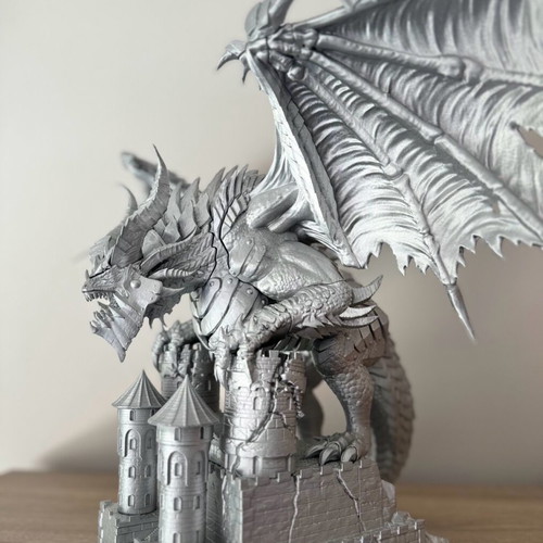 Φιγούρα Deathwing καινούργια από 3d printer, 70cm φτερά, 35cm ύψος