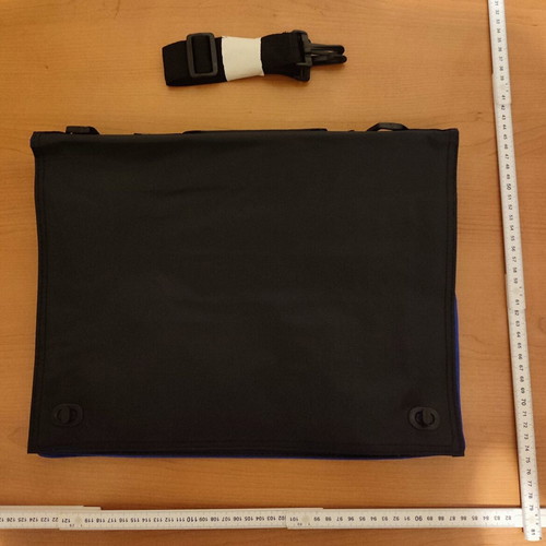 Conference bag black new with shoulder strap