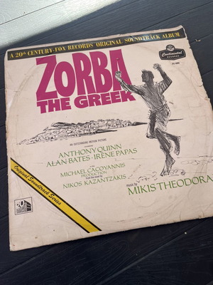 Δίσκος Zorba The Greek μεταχειρισμένος, λαϊκό soundtrack