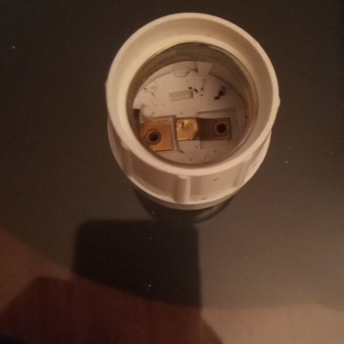 Lamp holder E27 used