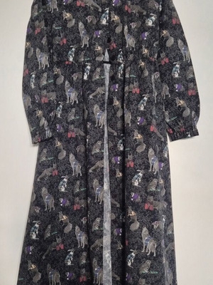 Φόρεμα Chaton σαν καινούργιο με παιχνιδιάρικο μοτίβο και ζώνη