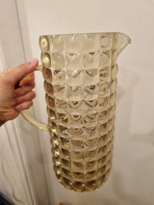 Guzzini Tiffany Plastic Serving Pitcher used Sand