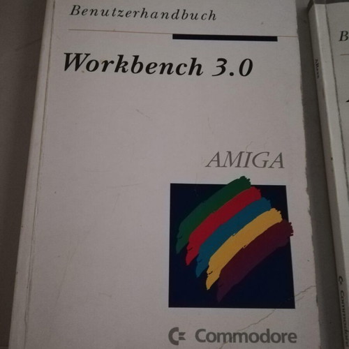 Workbench 3.0 and ARexx manuals for Amiga used, in German