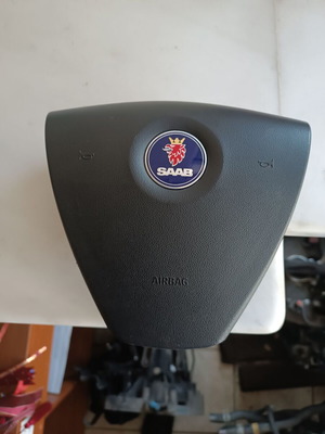 Driver airbag Saab 9-3 '02-'07 used with two connectors