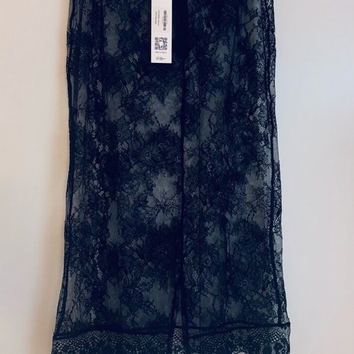 Midi lace skirt Vassia Kostara new, size Medium, black
