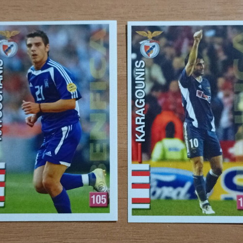 D. Konstantinidis Champions 2007 Benfica stickers new
