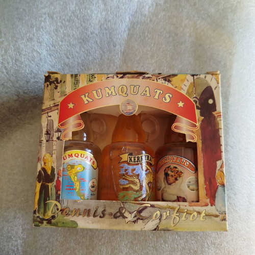 Kumquats from Corfu like new, pack of 3, from 2000