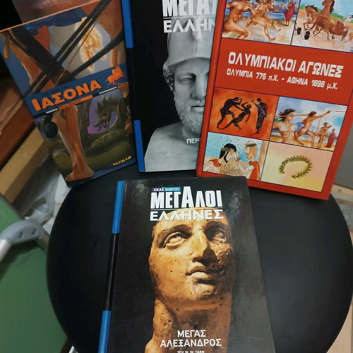 Historical books like new, set of 4 volumes