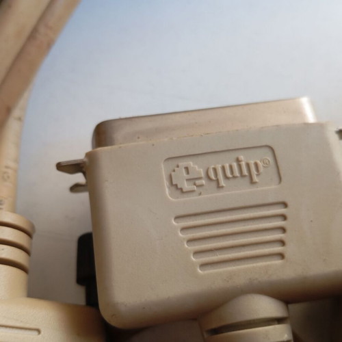 LPT parallel printer port cables 9 pieces like new