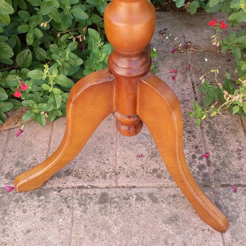 Wooden side table like new, diameter 45cm height 63cm