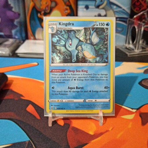 Kingdra Holo Pokémon card