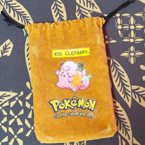 Pokémon Nintendo pouch used, 1999, #35 Clefairy
