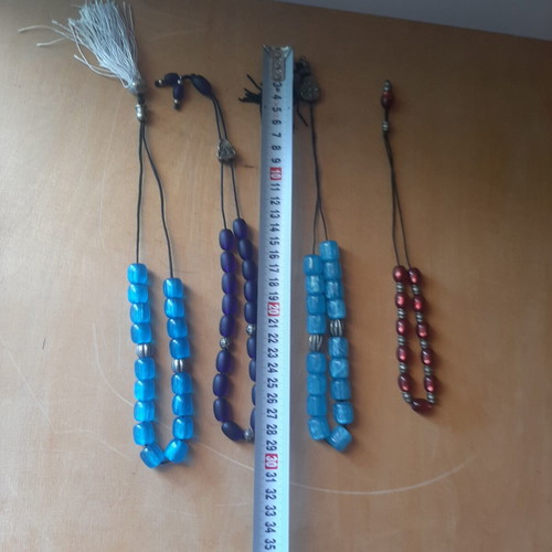 Vintage worry beads used, pack of 4