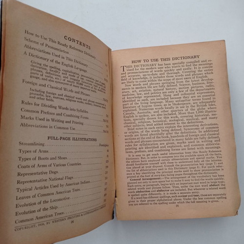 Dictionary Abbott s Ready Reference of the English Language used