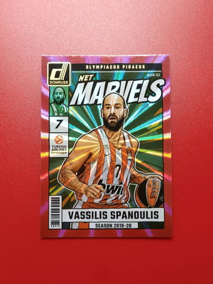 Spanoulis Olympiakos Marvels card like new