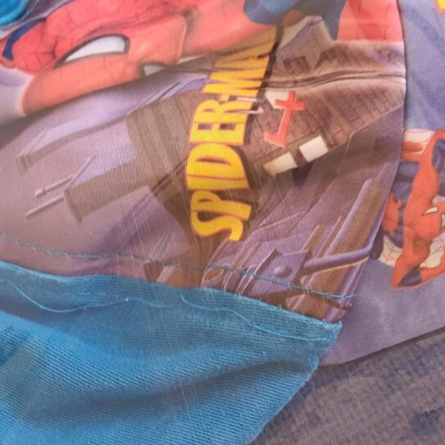 Spider-Man Jockey Hat like new, adjustable size, blue