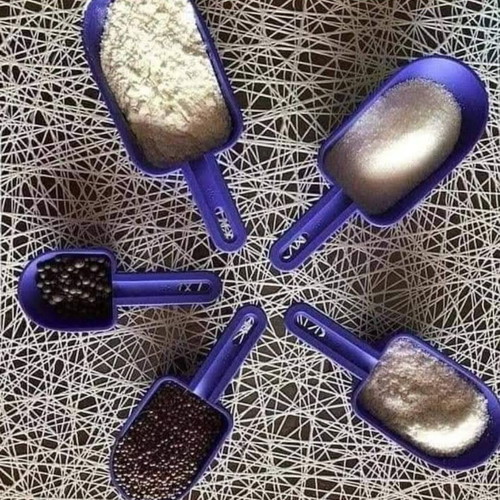 Tupperware scoop set new 5 pieces 50ml-250ml
