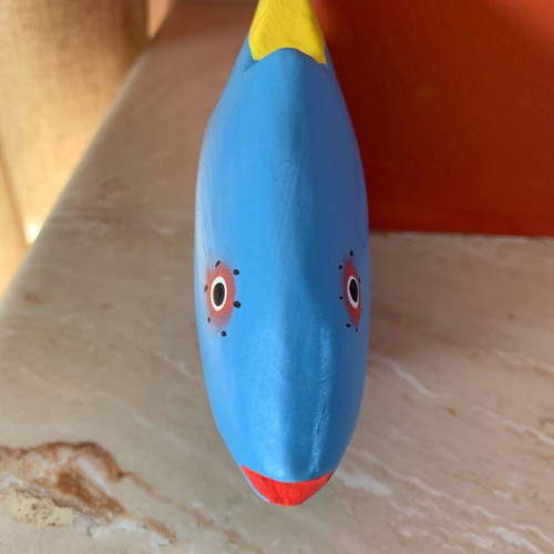 Wooden decorative fish new, hand-carved and hand-painted