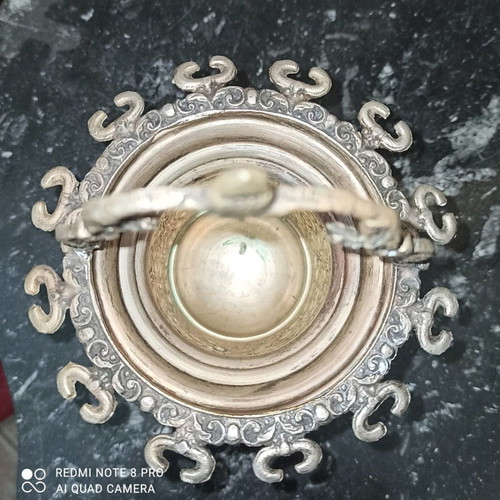 Vintage silver-plated spoon holder like new