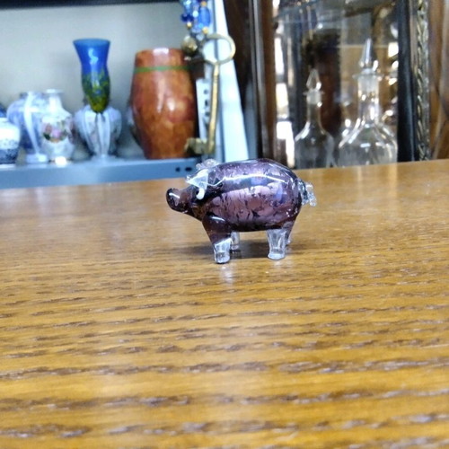 Table decorative pig miniature new 3x5x5