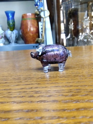 Table decorative pig miniature new 3x5x5