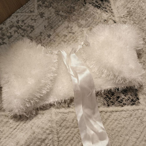 Bolero for girl used, white, age 2 years