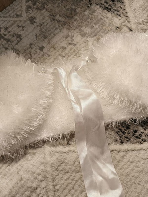 Bolero for girl used, white, age 2 years