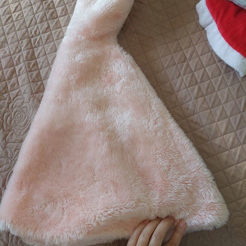 Fur cape for 2-3 year old girl like new, pink eco-friendly