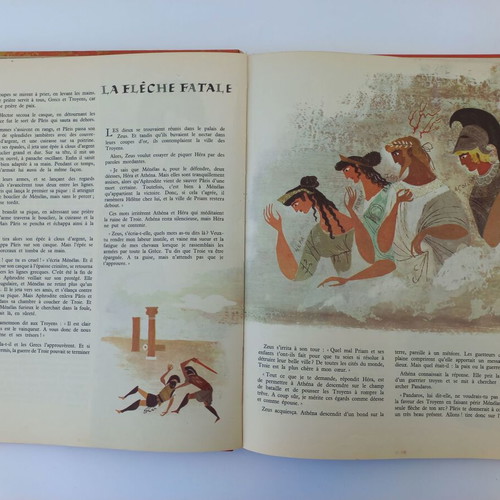 Iliad and Odyssey used, French illustrated edition 1956