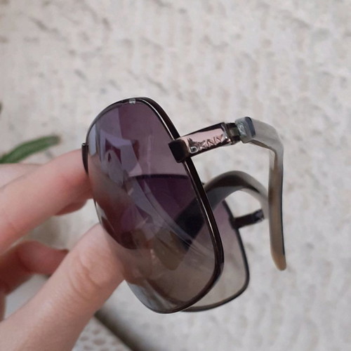 DKNY women's sunglasses, beige and purple