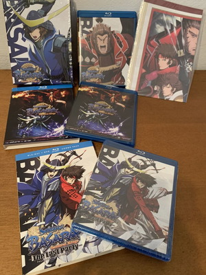 Samurai Kings Sengoku Basara Blu-Ray+DVD Combo Pack sealed, complete series