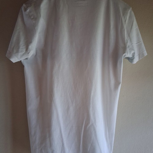 Tom Tailor men's t-shirt used, size M, white multicolor