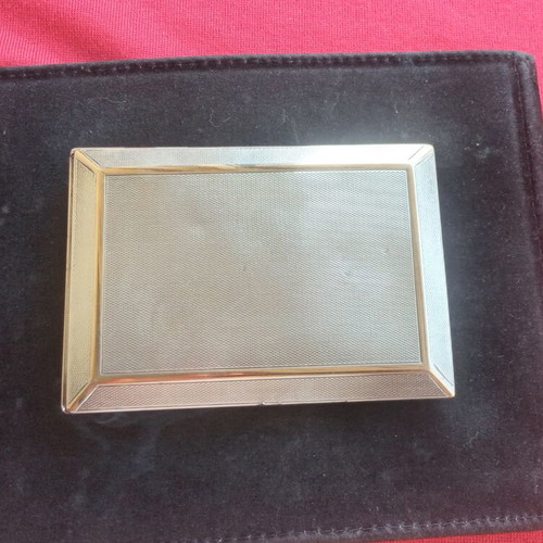 Asprey Sterling Silver Cigarette Case George V Antique like new